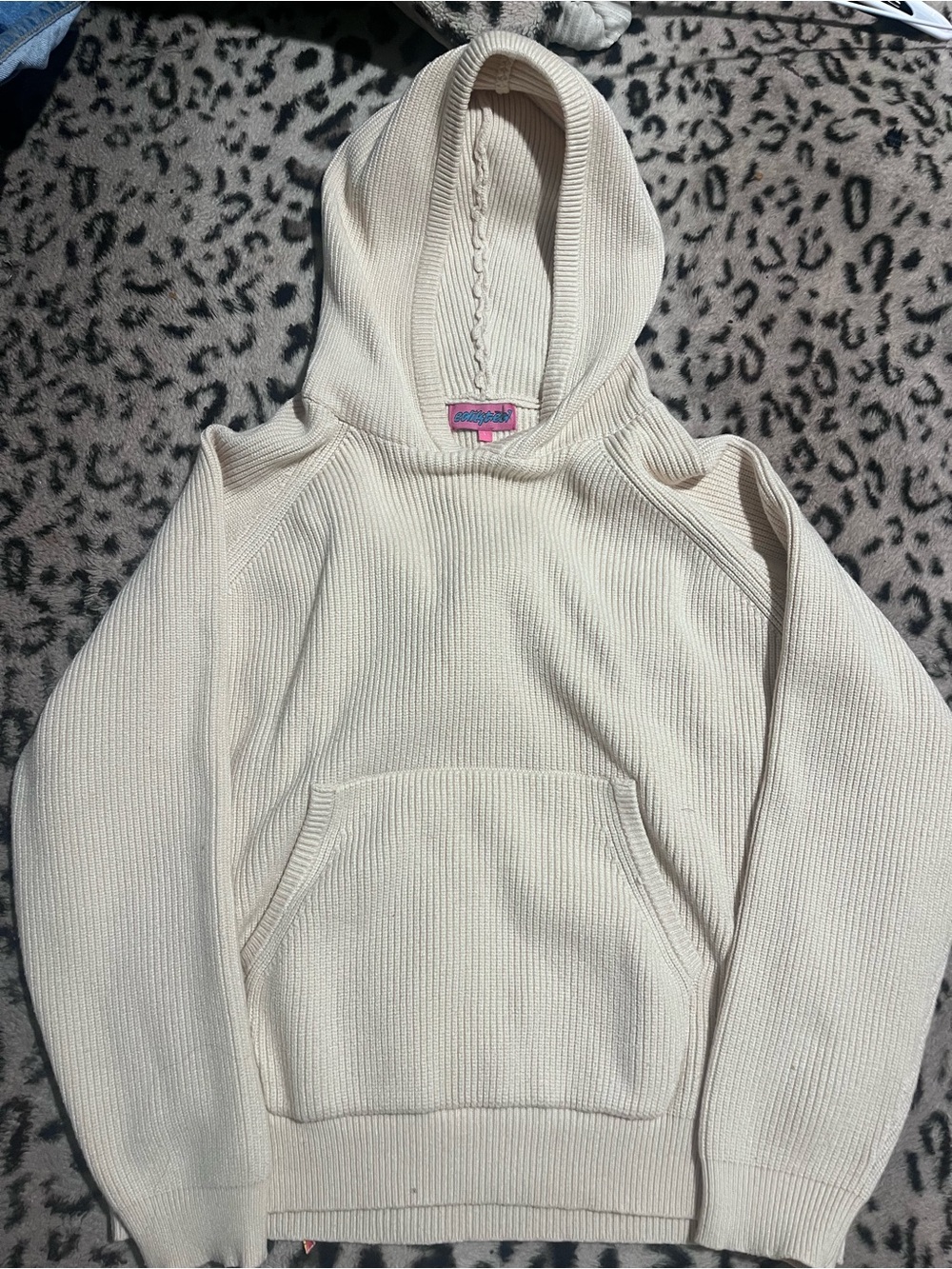 Beige hoodie